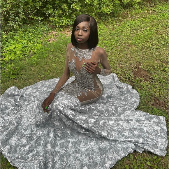 SMALL custom prom dress - Picture 1 of 4